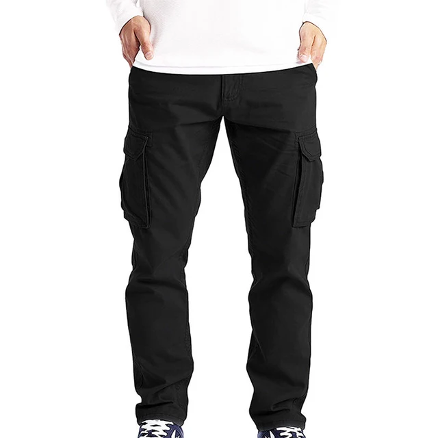 wholesale cargo pants outdoor hiking cotton cargo pants men streetwear casual straight multi pocket cargo pants men