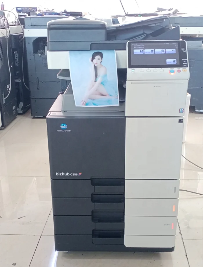 コニカミノルタ Bizhub C258 C368 C308 コピー機用の中古プリンター 