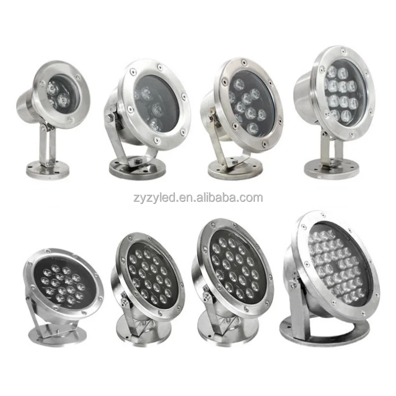 IP68 Rated RGBW LED Pool Lights 12V for Water Dance Fountain Spotlight ...