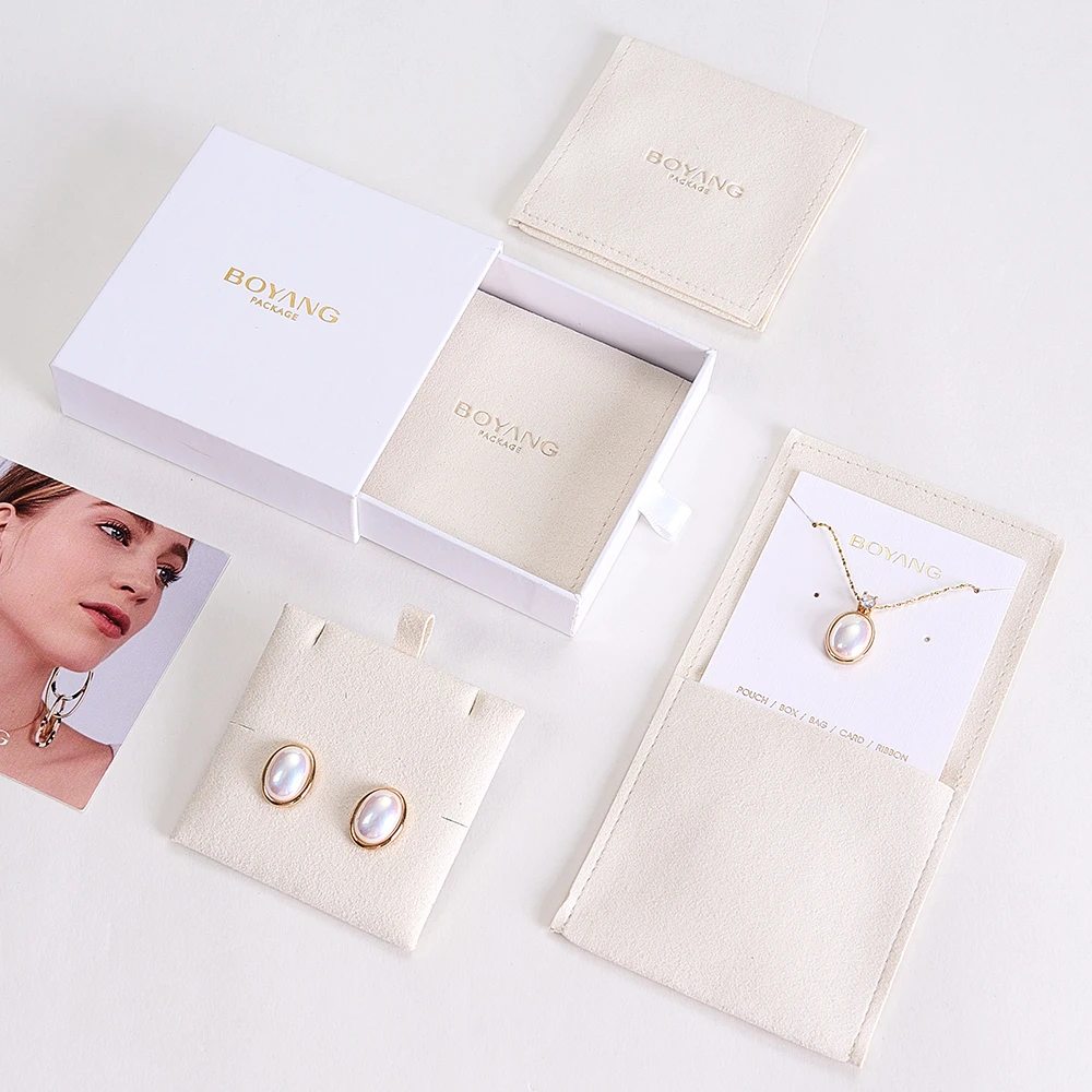 Custom Logo Printed Gift Necklace Jewellery Packaging Bag Envelope ...