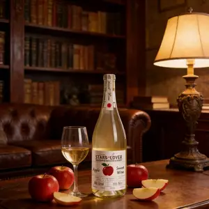 Cross-Border Trade 10% ABV AppleJuice Wine Fragrant Apple Wine Corporate Customization Bulk Purchase Bars Supermarkets Bottle