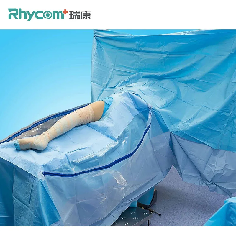 Rhycom disposable orthopedic surgical operating kit sterile surgical drape pack kit