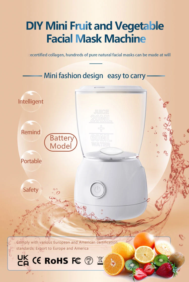 Collagen Fruit Vegetable Spa Facial Face Mask Maker Mini Magic