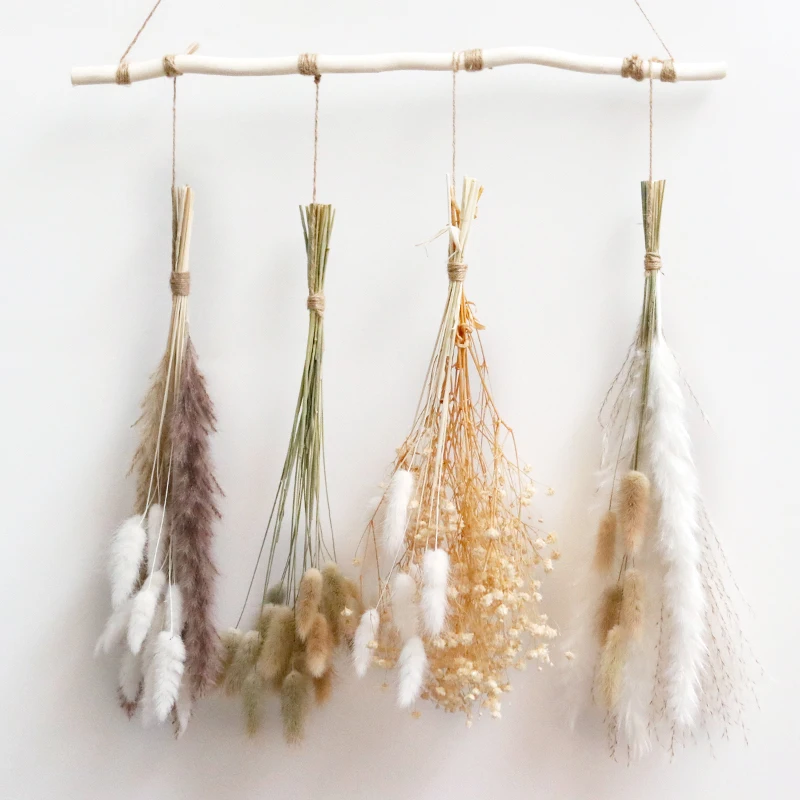Herb Drying Rack Hanging, Rustic Hanging Wall Decor - Drying Rack Holds