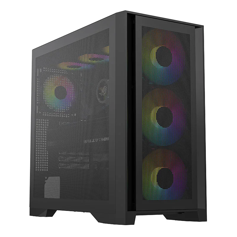 Gaming Computer Case High End Mesh Panel ATX Gaming PC Case Easy Disassembly Computer Cases & Towers CPU Cabinet for Pc Parts