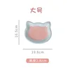 หน้าแมวขนาดใหญ่ (พื้นฐานพร้อมขอบสีน้ำเงิน)