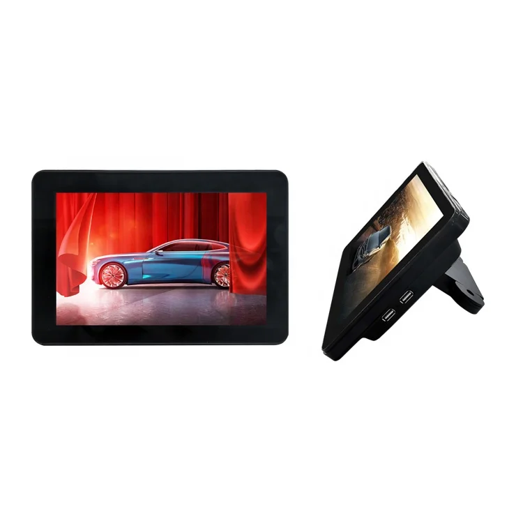 10.1 Inch Taxi Headrest Android 4G Wifi Advertising Tablet Taxi Lcd Advertising Display Screen With CMS Cloud Server