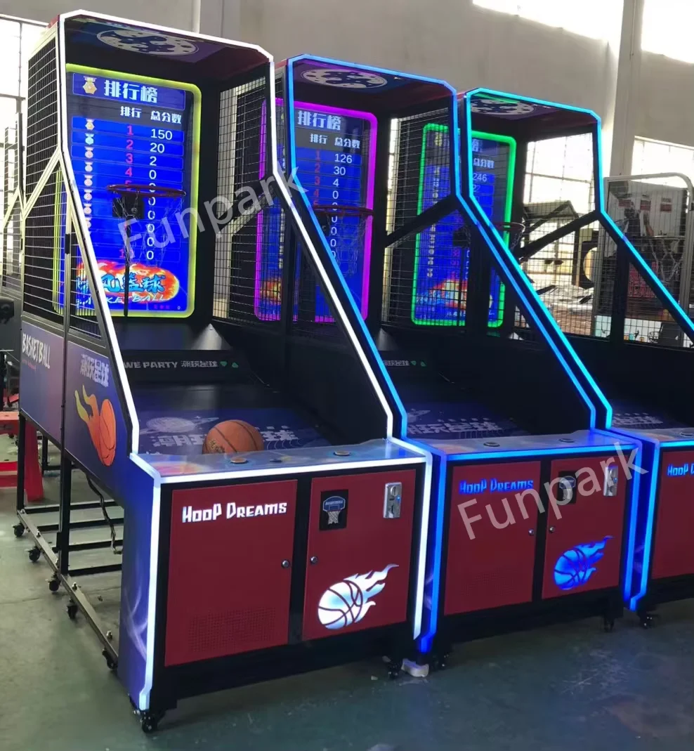 Funpark Hot Selling the Latest Popular Indoor Amusement Arcade Basketball Shooting Machine for Amusement Game Center details