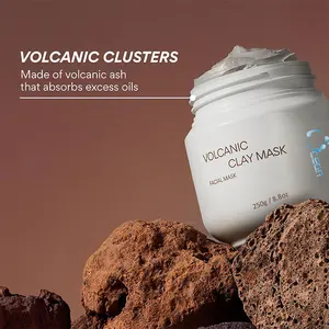 New Arrival Deep Cleansing Face Mask Clay Mud Mask Oil Control Volcanic Ash Purify Pores Clay Mask