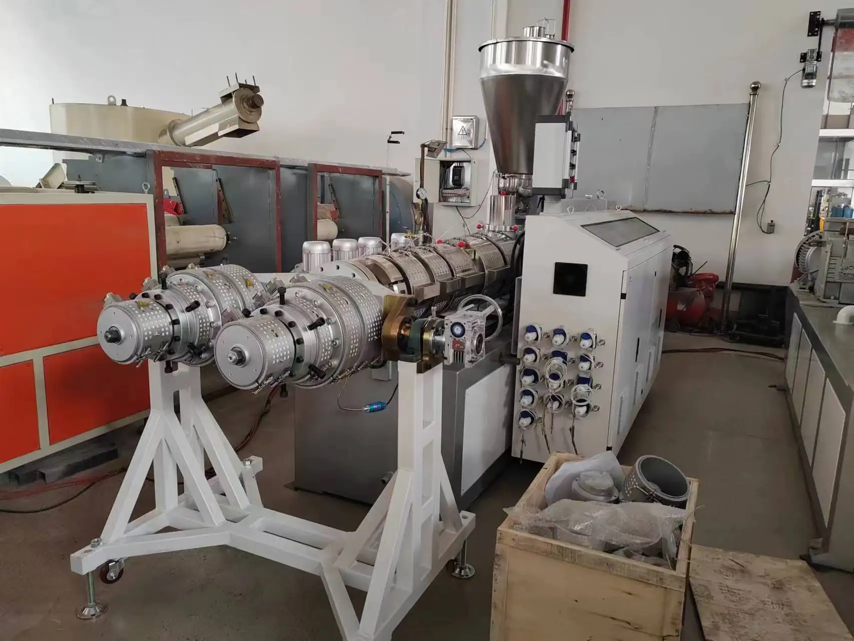 Fosita Automatic Double Pvc Pipe 16 Mm To 300 Mm Extrusion Making ...