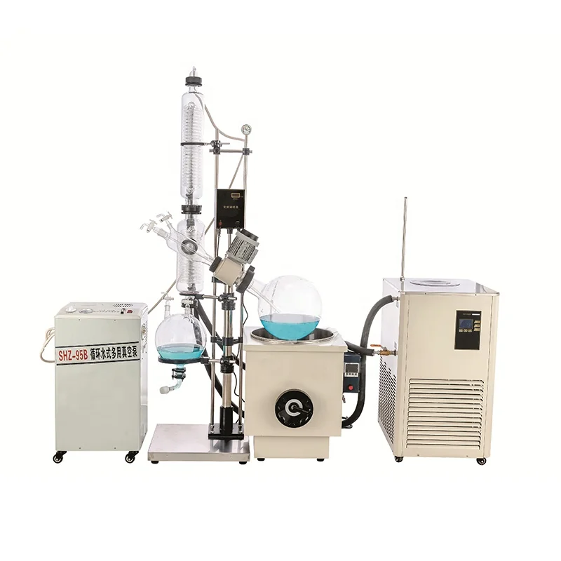 Lab Chemical Vacuum Distillation Rotary Evaporator 10l Rotovap ...