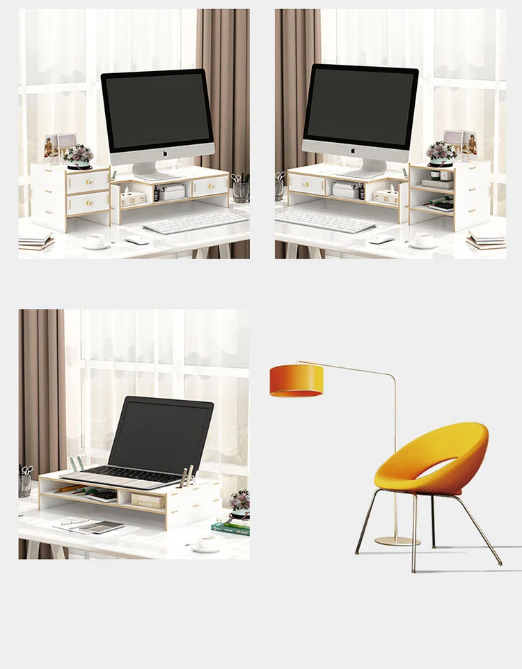 
 Компьютерный дисплей, поднятая панель экрана, поднятая Базовая подставка для ноутбука, Офисная настольная полка, прием  