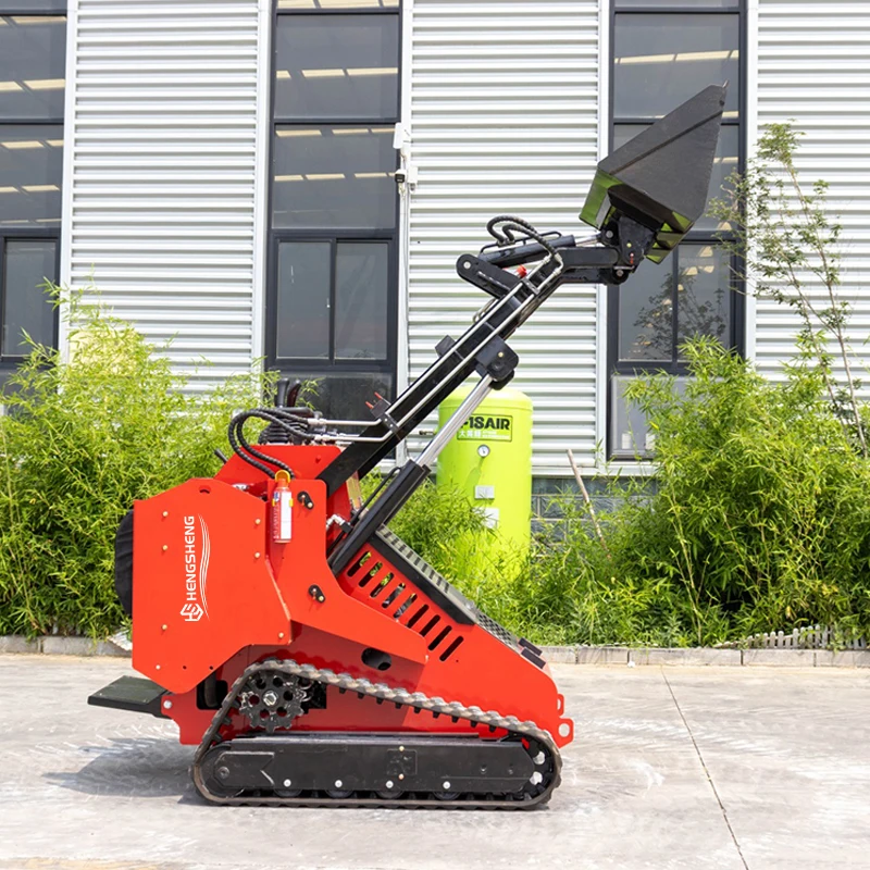 CE/EU/EPA Mini Skid Steer Loader Kubota Three Cylinder Water-cooled diesel Engine Bucket Capacity 0.2m ³ Lifting Capacity 250KG