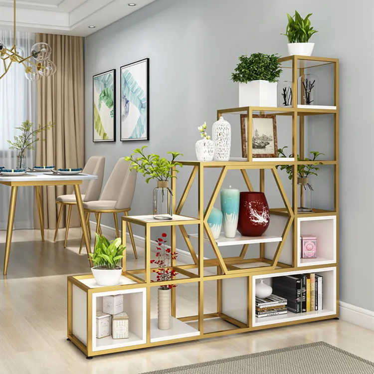 Modern Simple Storage Rack Stands Home Room Dividers with Storage Racks ...