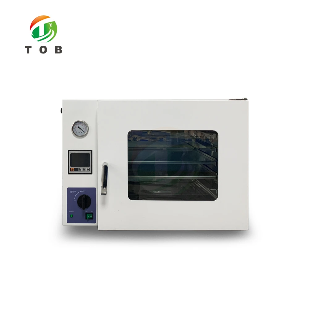 DZF 6050 Small Battery Laboratory Vacuum Drying Dryer Oven Equipment With Pump