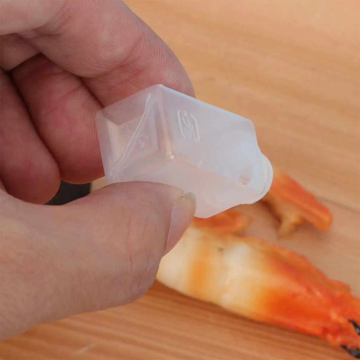 3ml 6ml 8ml 15ml 30ml 50ml 90ML 170ml Fish Square Sushi Disposable Takeaway Small Soy Sauce  Bottle