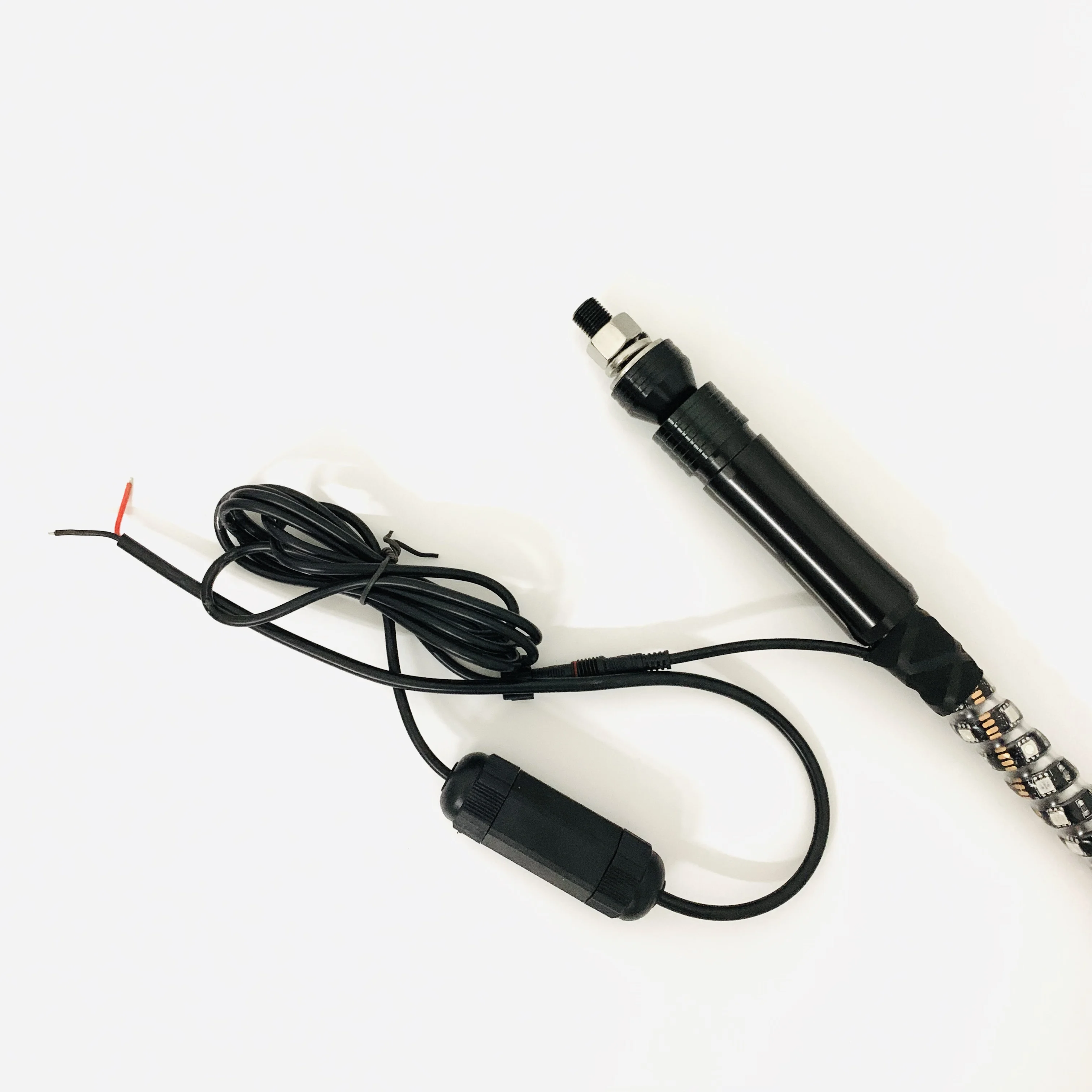 Led Fibre Buggy Whips Antenna Off Road Whips Spiral Row LED Whip - Main Image