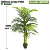 Palma di Areca Artificiale 140 cm 4,6 ft 21 Foglie