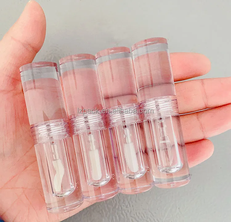 Lz Pack 2023 New Mini Cute Lip Gloss Container Cluxury Lip Oil