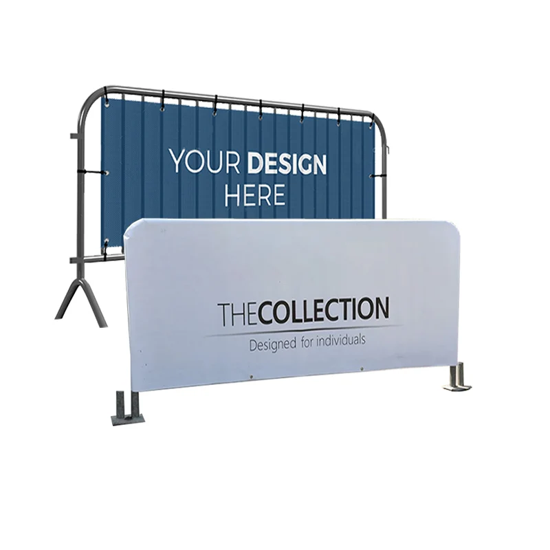 Двухсторонний принт и сетчатая ткань для легкой посадки, баннеры с печатным барьером, защитный чехол для дорожной безопасности