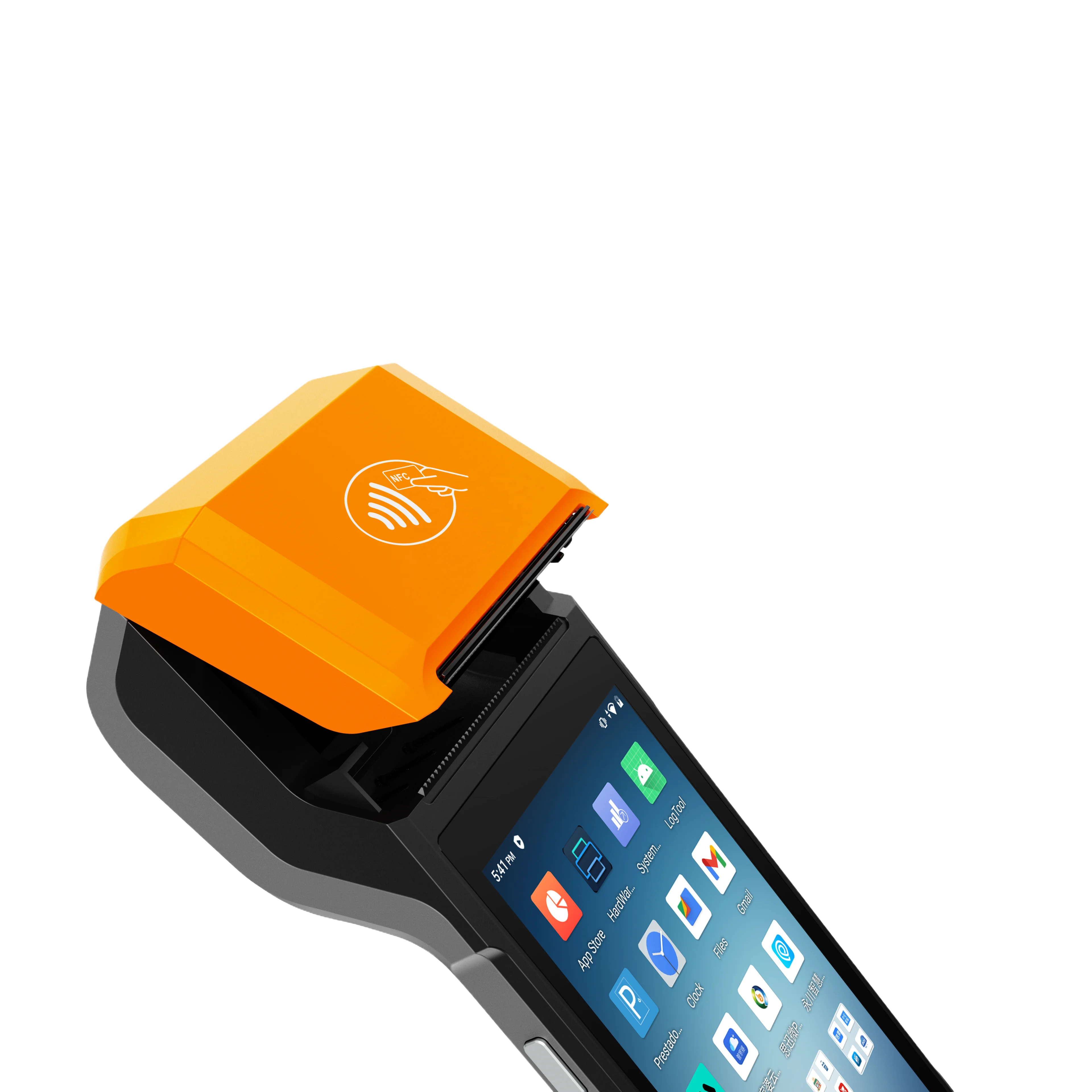 Fafeicy POS Terminal Android 12.0 - Belegdrucker Mit Scanner & NFC