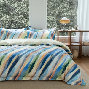 Wholesale Bed Linen Digital Print Cotton Customised Bedding Set Duvet Cover Sets