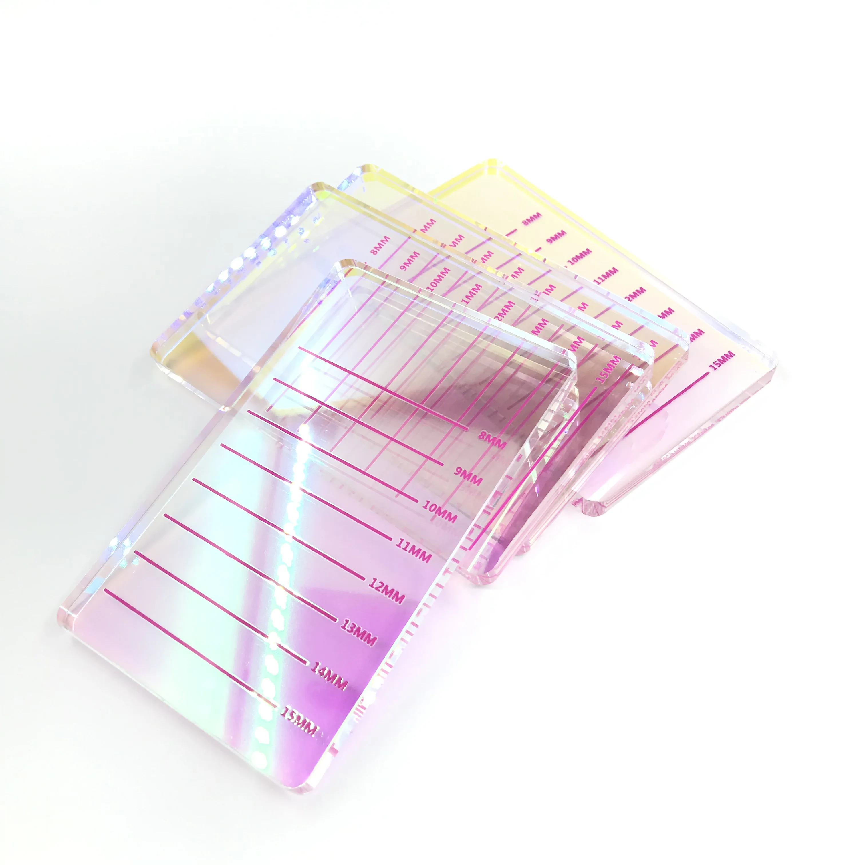 Оптовая продажа, фирменная торговая марка, акриловые лазерные ресницы, одиночный держатель для ресниц, цветной держатель для ресниц