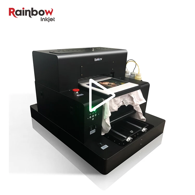 Automatic A3 DTG Printer Flatbed T-Shirt Printing Machine for Canvas Bag  Shoe Hoodie Direct to Garment Printers - AliExpress