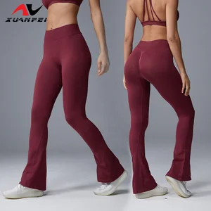 Yoga Pants for Women Casual High Waisted Sportswear Workout Leggings Running Flared Pants