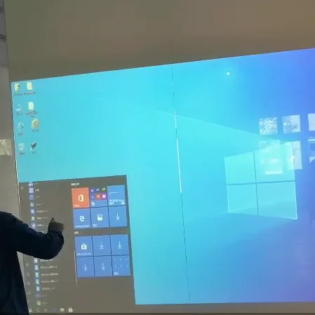 Interactive Projection Glass Virtual Rear Projection System wall interactive projector  Laser Touch Module Support Finger Touch