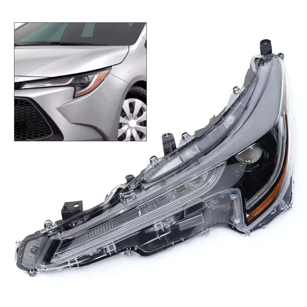 Saivis USA style front car body kits LED Headlight Headlamp  For Toyota Corolla L Le 2020-2021