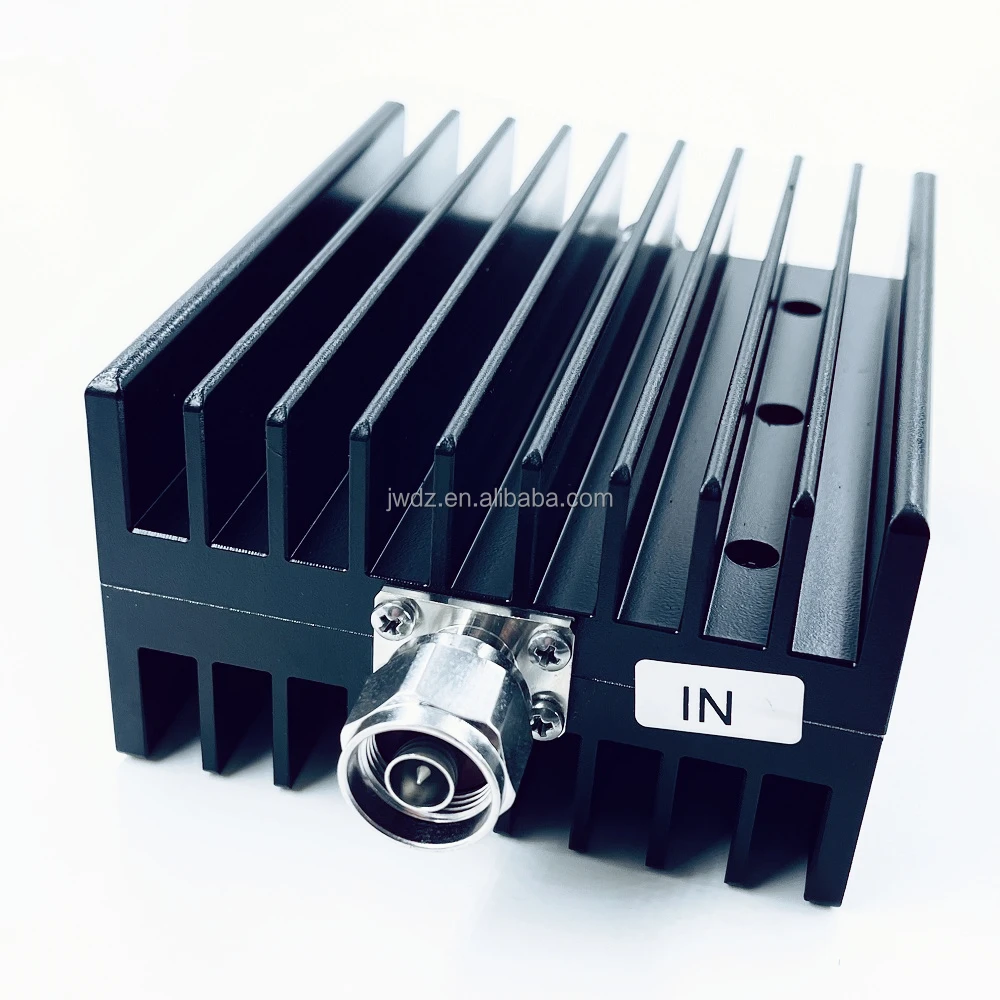 RF N coaxial fixed attenuator,DC to 3GHz/4GHz 100W N male to female Attenuator