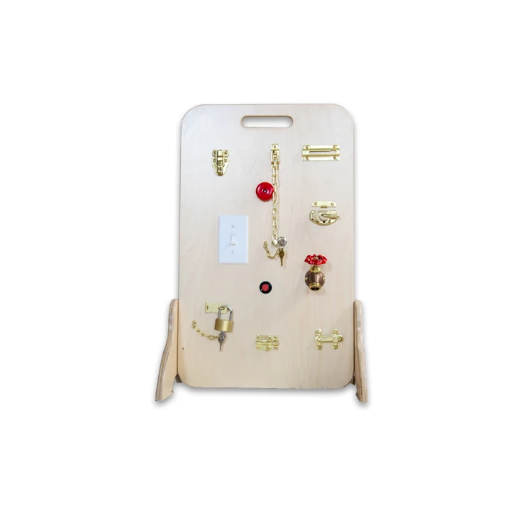 Падение доставка детский сад детей Монтессори пластиковый замок и ключ