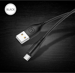 USAMS готов к отправке рекламный зарядный кабель usb c мобильный кабель для передачи данных