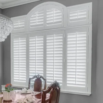 Best Windows Exterior Decorative Louvers Window  Plantation Shutters Aluminium