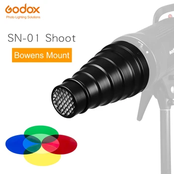 GODOX SN-01 Bowens Large Snoot Studio Flash Accessories Professional Studio Light Fittings Suitable for S-Type DE300 SK400 II detail image