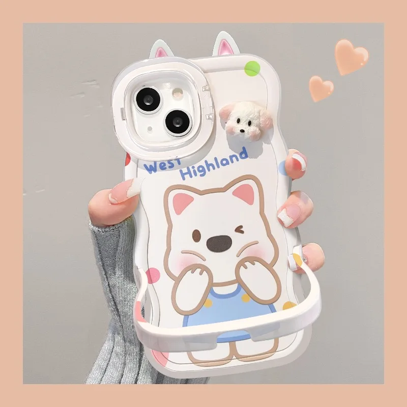XP152 Cute Bear Phone case Suitable for iPhone 17PROMAX 16PLUS 15PRO 14 13 12 11 New