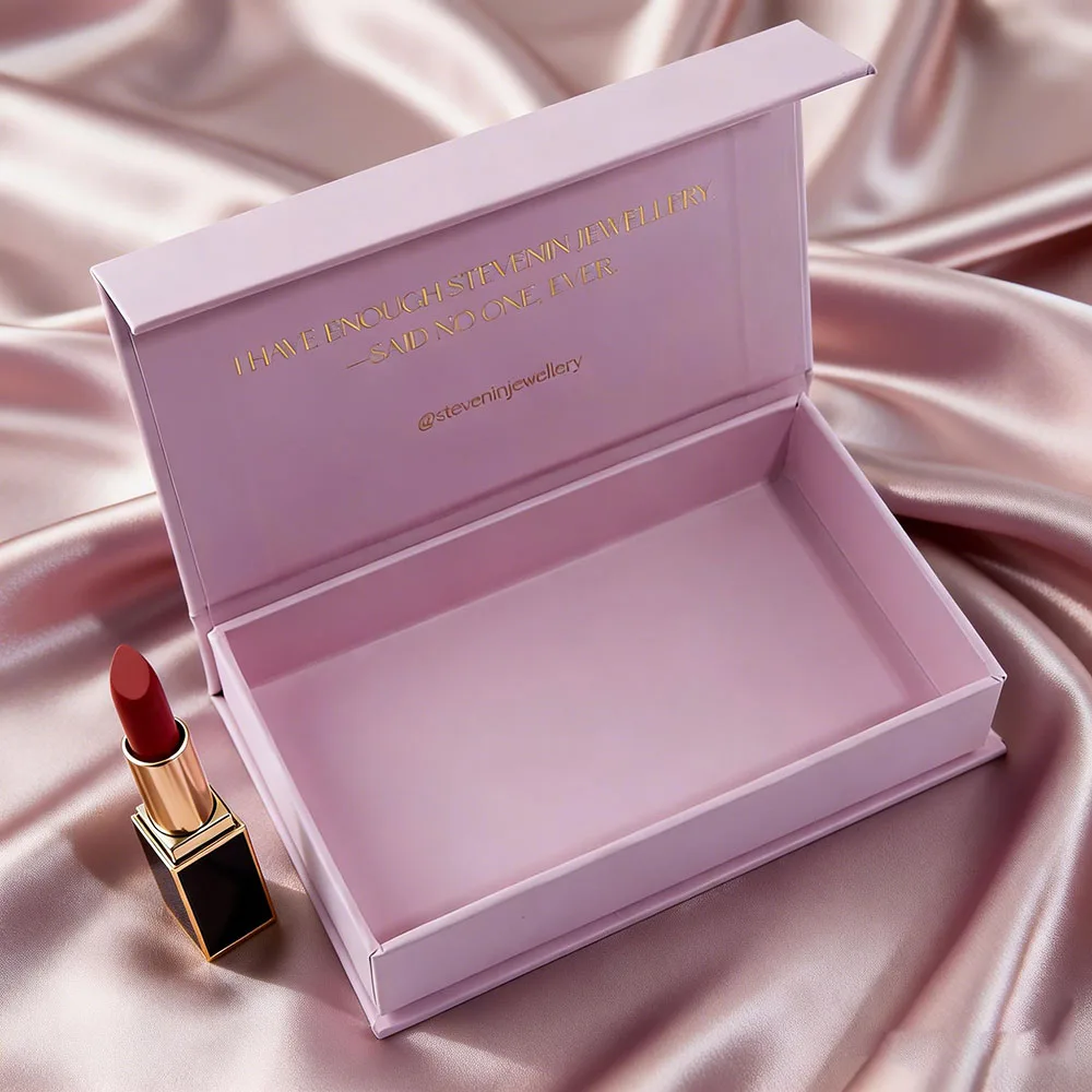 Écrin sur Mesure pour Baumes à Lèvres - Coffret Vide Fait Main en Carton Rigide à Finition Magnétique, avec Logo Personnalisé