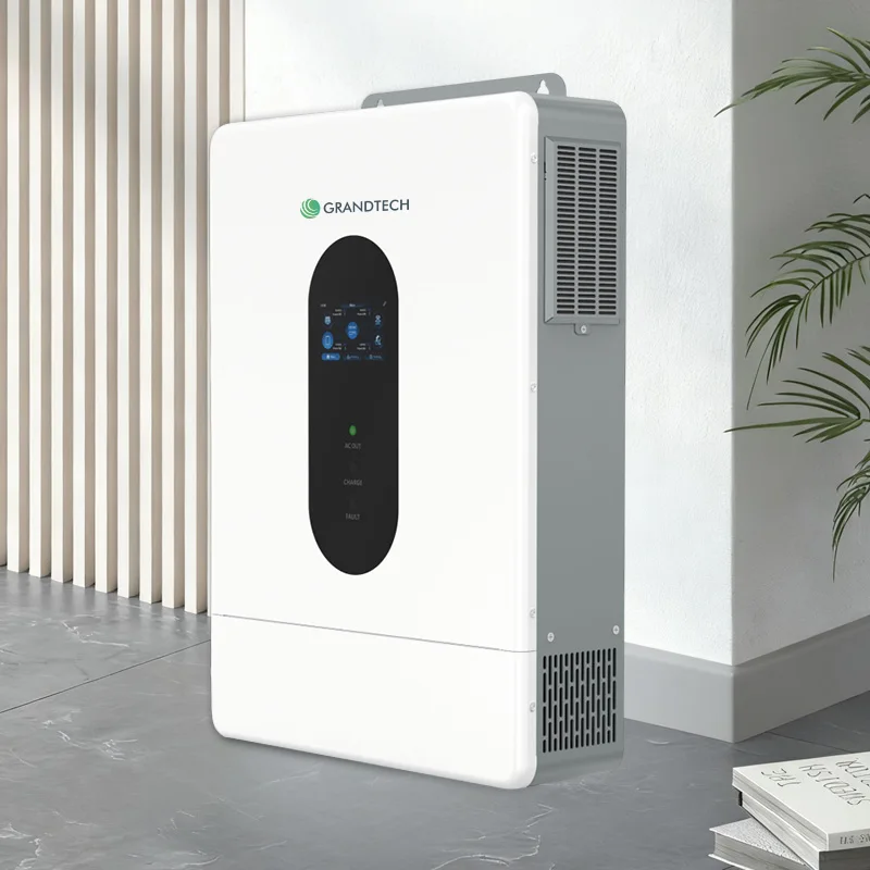 GRANDTECH 10kw 12kw Inverter Ghrianacha Comhfhuaimeach ar Shlí as Shlí Dc Ac Inverter Ceangailte Ardán Singil 7200W Dá Oirdhioscaí 12000w