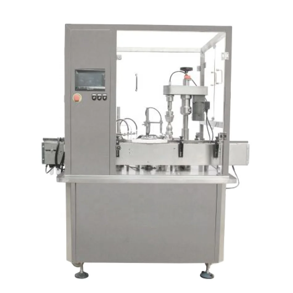 Automatic Engine Oil Liquid Small Bottle Filling and Capping Machine Production Line