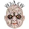 Flesh color Horror Mask with Black Eyes