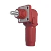 Screw type-plug+socket-red