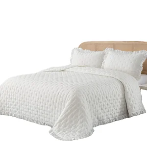 Custom Quilts Bedding Bedspread Customized Size of Ultrasonic Embossing Bedspread