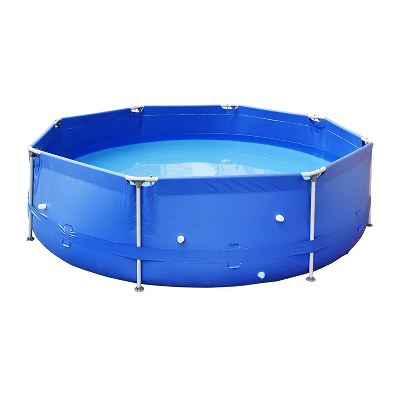 Summer 10 Foot X 30 Inch Outdoor Backyard Above Ground Swimming Pool Family Metal Frame Swim