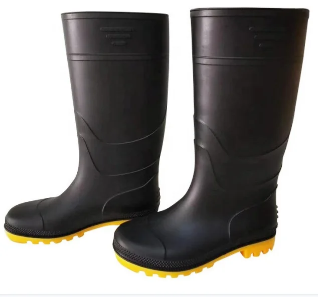 Working Custom Wellies Men Pvc Safety Gumboots Rain Boots Wholesale