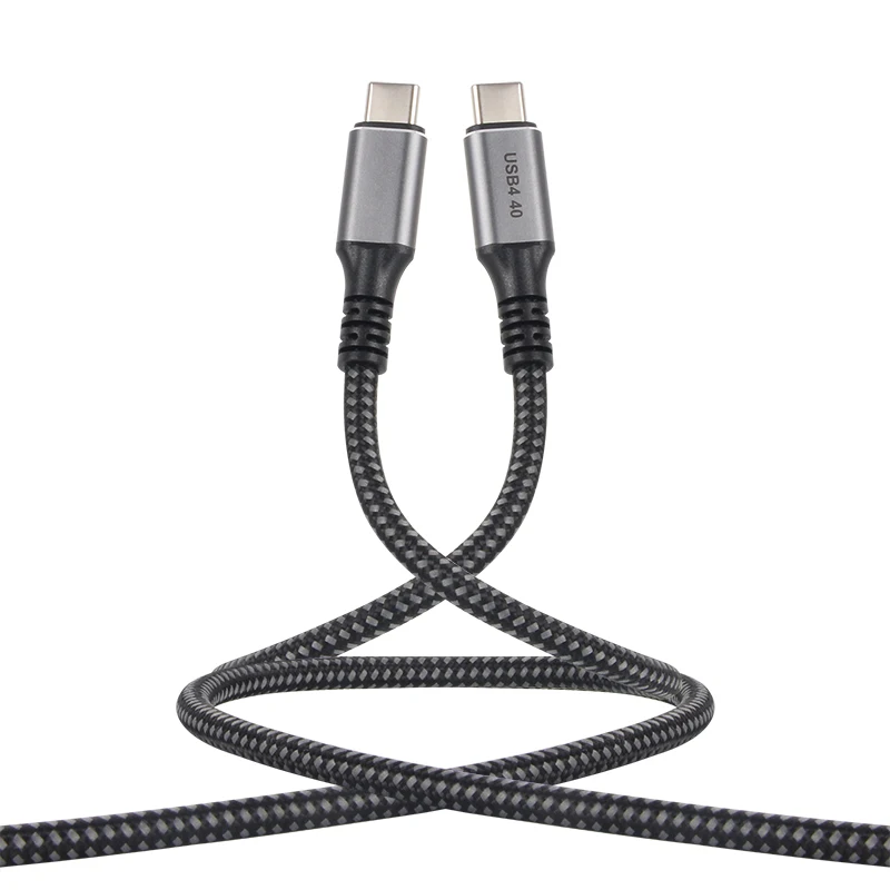 VCOM Type C to Type C USB4 Cable 100W 5A Charging 40Gbps Data Transfer Thunderbolt 4 3 8K Audio Video USB Cable
