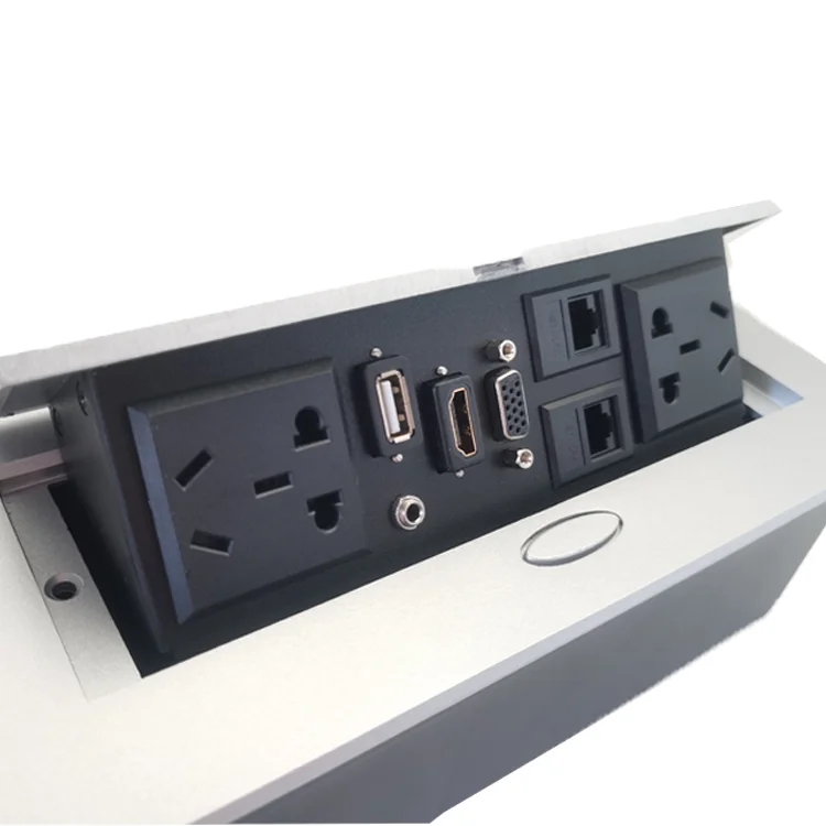 VNX Pop up Desktop Socket Universal Usb Electric Socket Neo Electric Usb Socket Electric Desktop