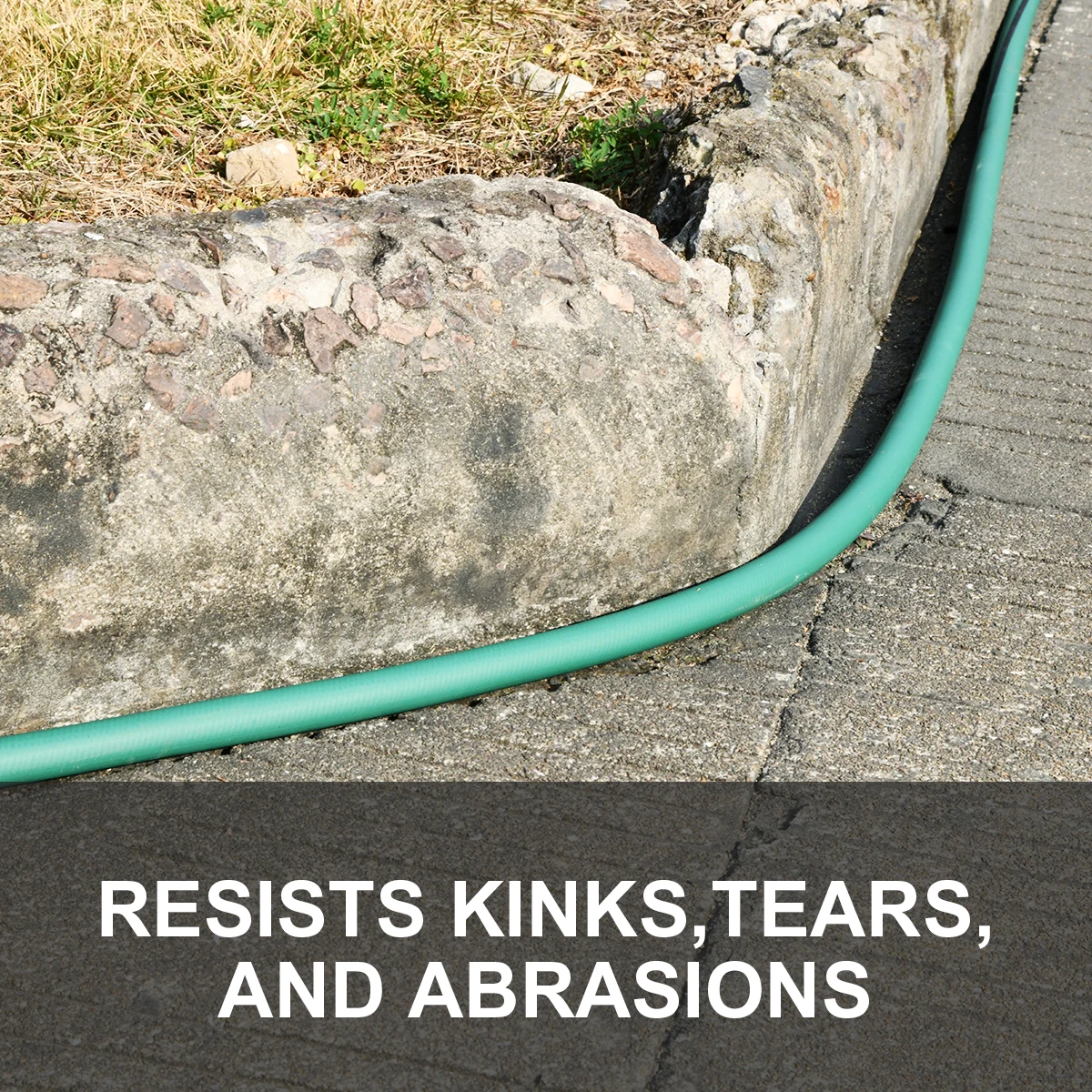 Vertak 20m Garden Flexible Rubber Hoses Durable Bursting Pressure 45