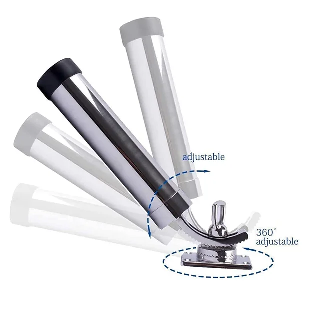 船零件360度可调鱼竿支架甲板安装在316不锈钢船游艇上 Buy 船零件钓鱼竿支架 船用不锈钢装饰剪辑杆架固定座 船用配件钓鱼竿持有人