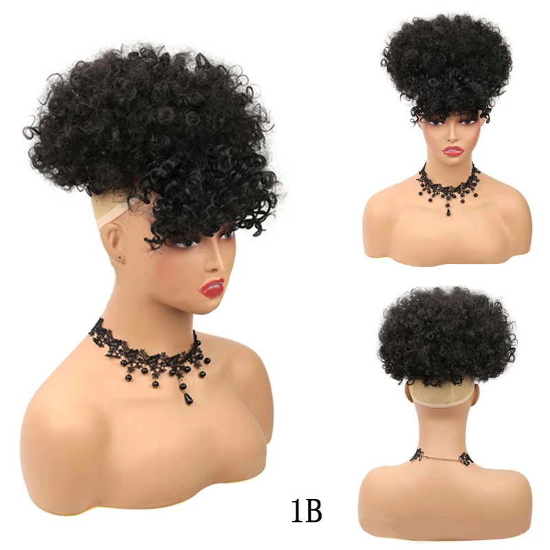 Wholesale Short Afro Kinky Curly Hair Extensions for Black Women